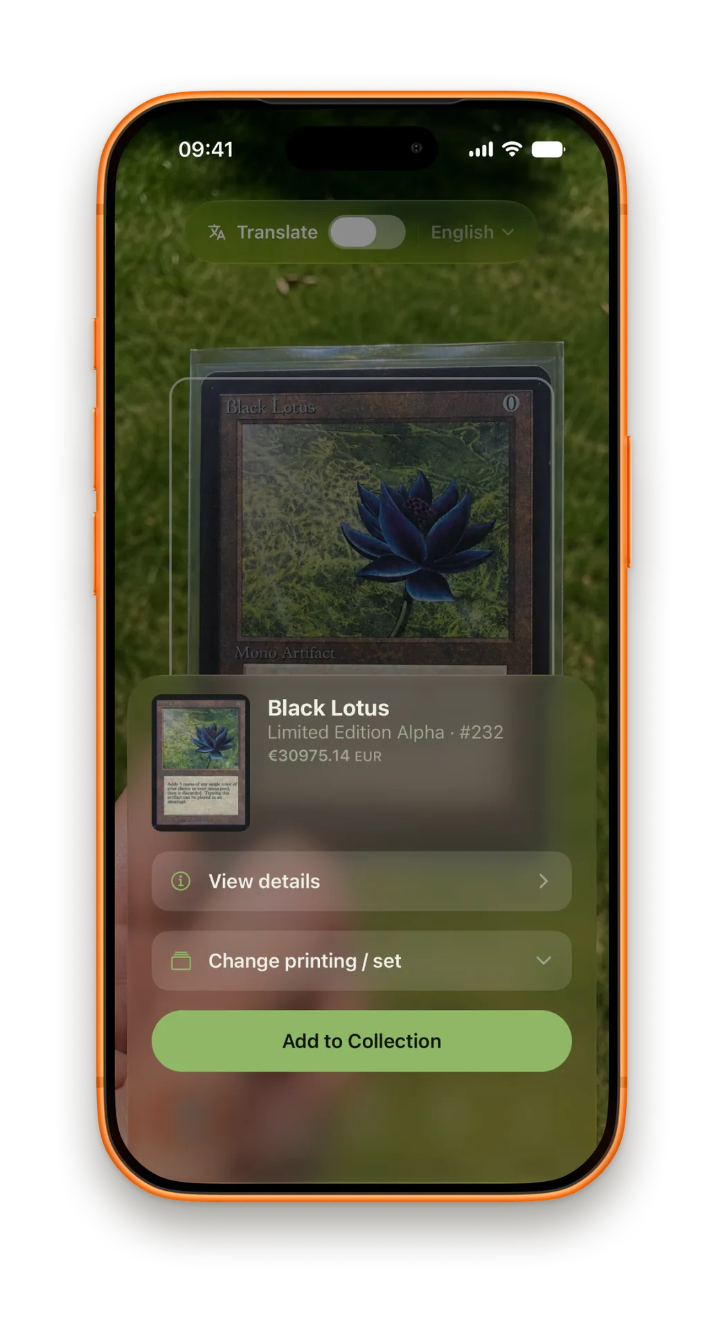Bramble Scan screen